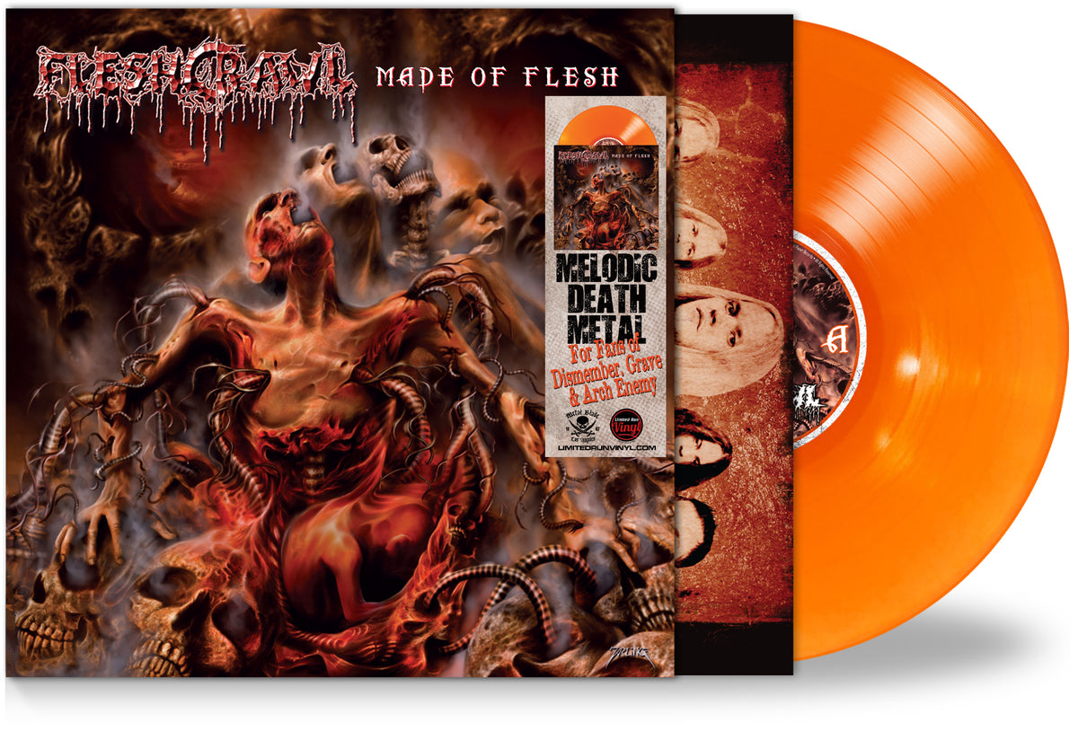 Fleshcrawl - Made of Flesh (Turned-Flesh Orange Vinyl, 2025