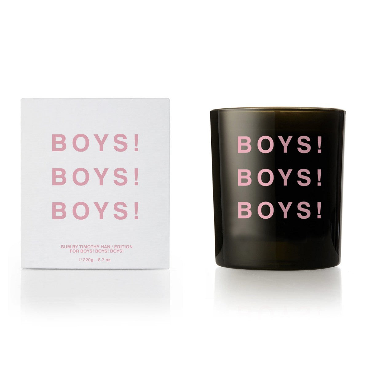 BOYS! BOYS! BOYS! 'BUM' Candle