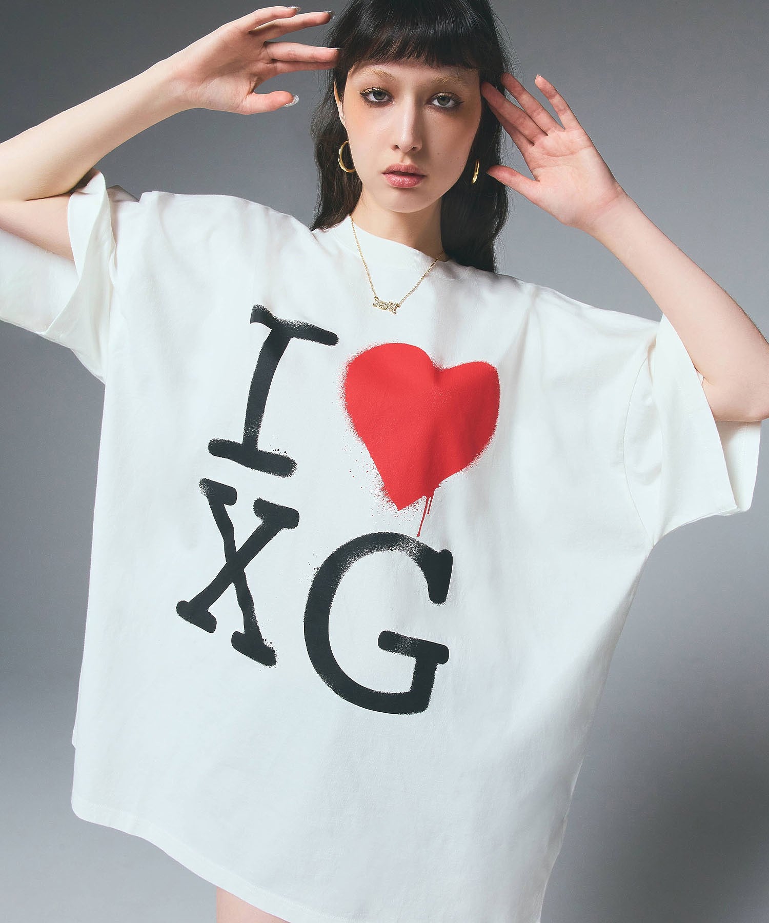 STENCIL I LOVE XG LOGO S/S BIG TEE DRESS – calif（カリフ）公式サイト