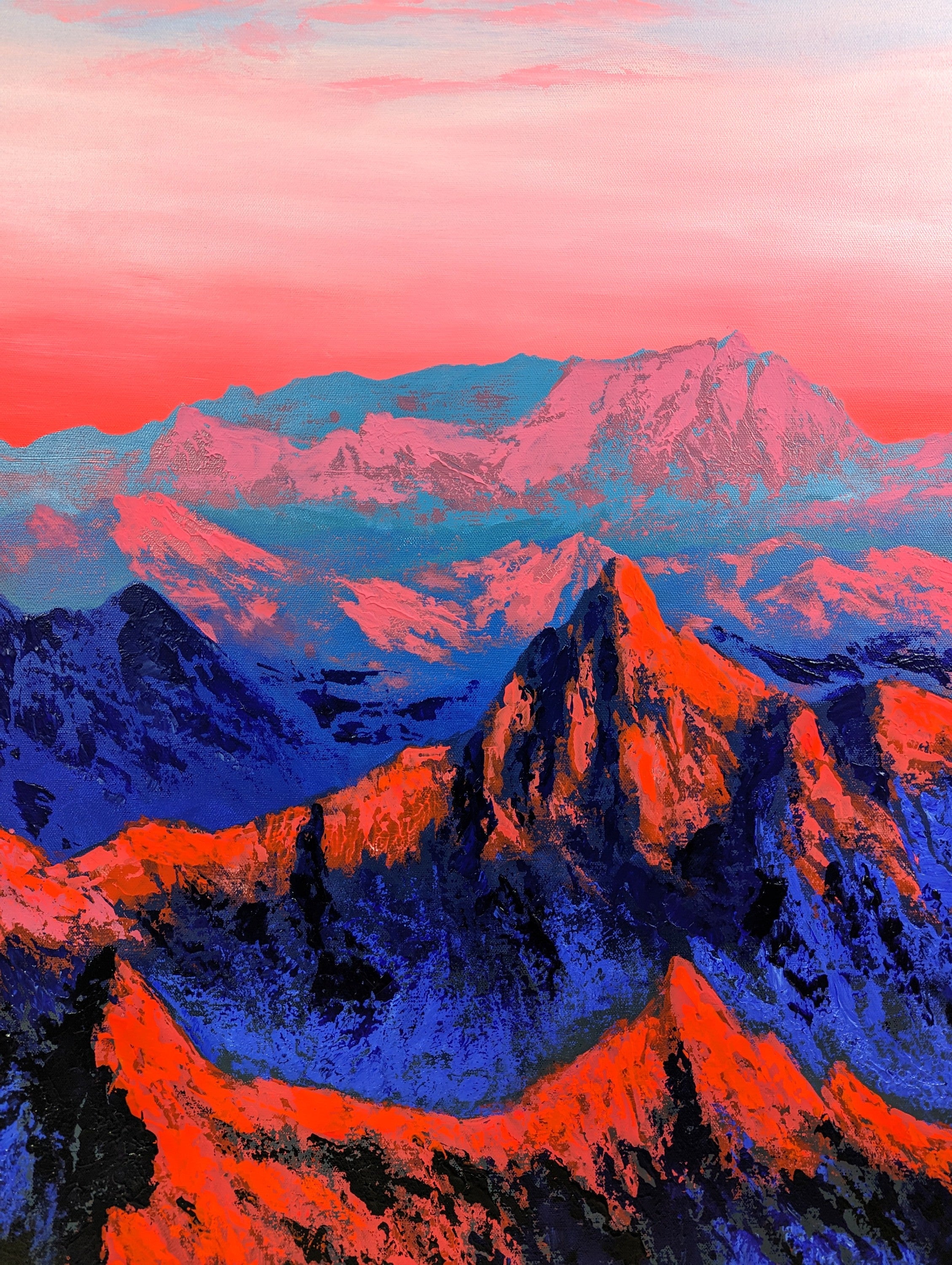 I LOOK UP TO THE MOUNTAINS – Caroline Annabel Art