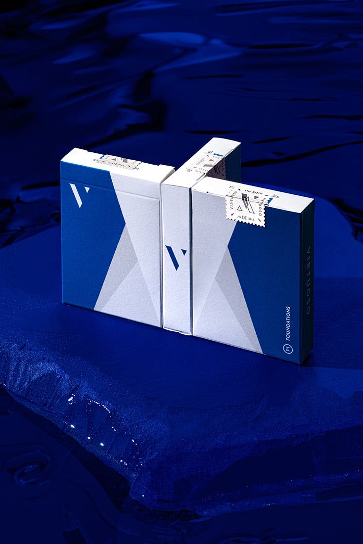 Virtuoso P1 Foundations X Blue Cardistry Cards | Cardvo Singapore Deck
