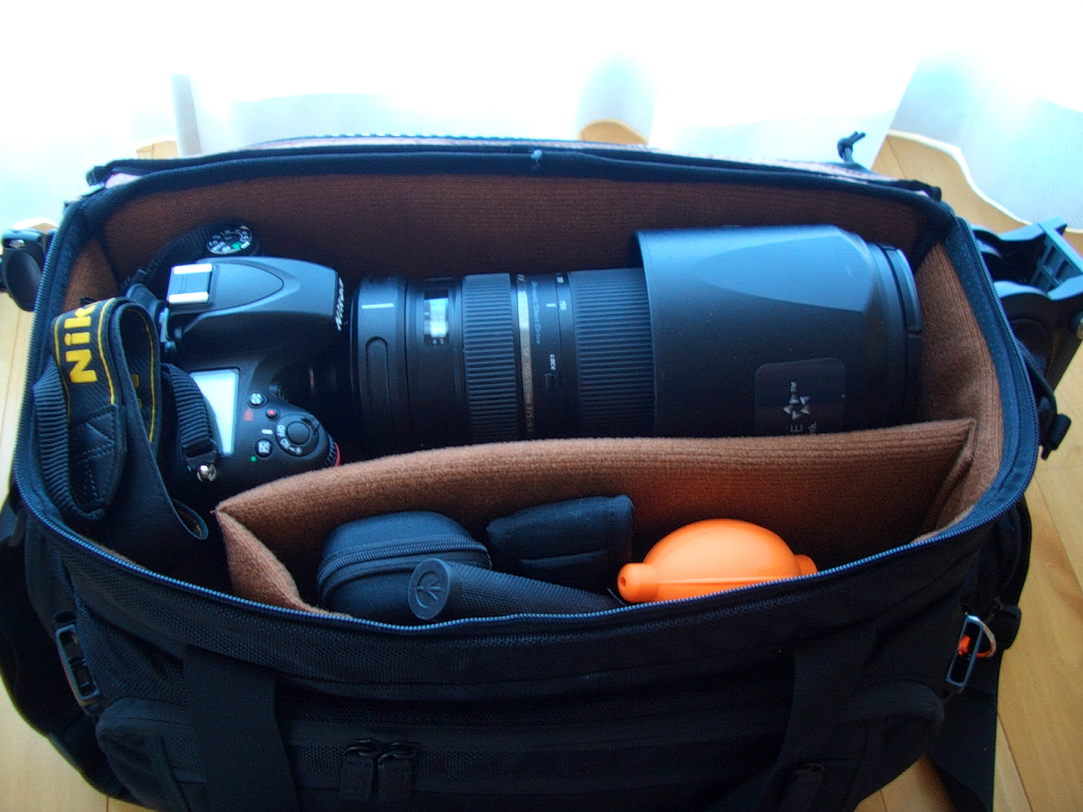 タムロン150－600 装着したまますっぽり入るカメラバッグ！ ハクバ GW