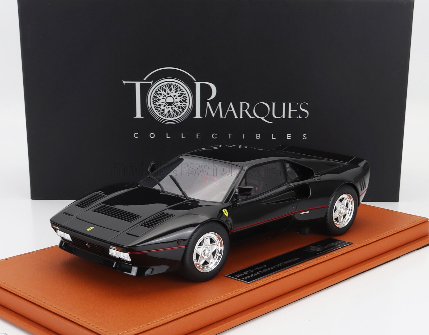 1984 Ferrari 288 GTO Black in 1:18 scale by Top Marques