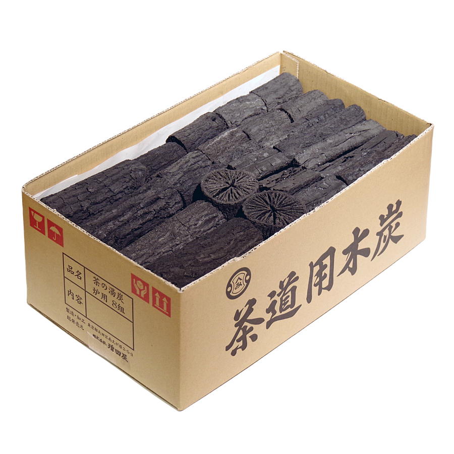 炉用 組炭（8組箱） – 茶炭俱楽部