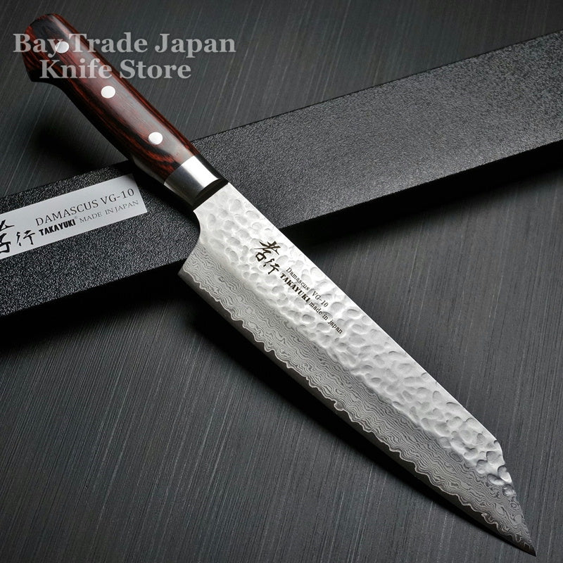 Sakai Takayuki Hammered Damascus VG10 KENGATA Chef's Knife 190mm