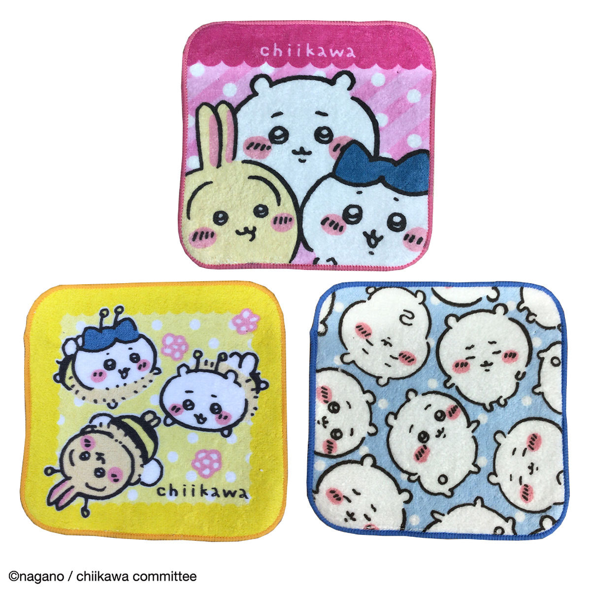 ちいかわ ミニタオル3枚組（キュートドットちいかわ） | ちいかわ