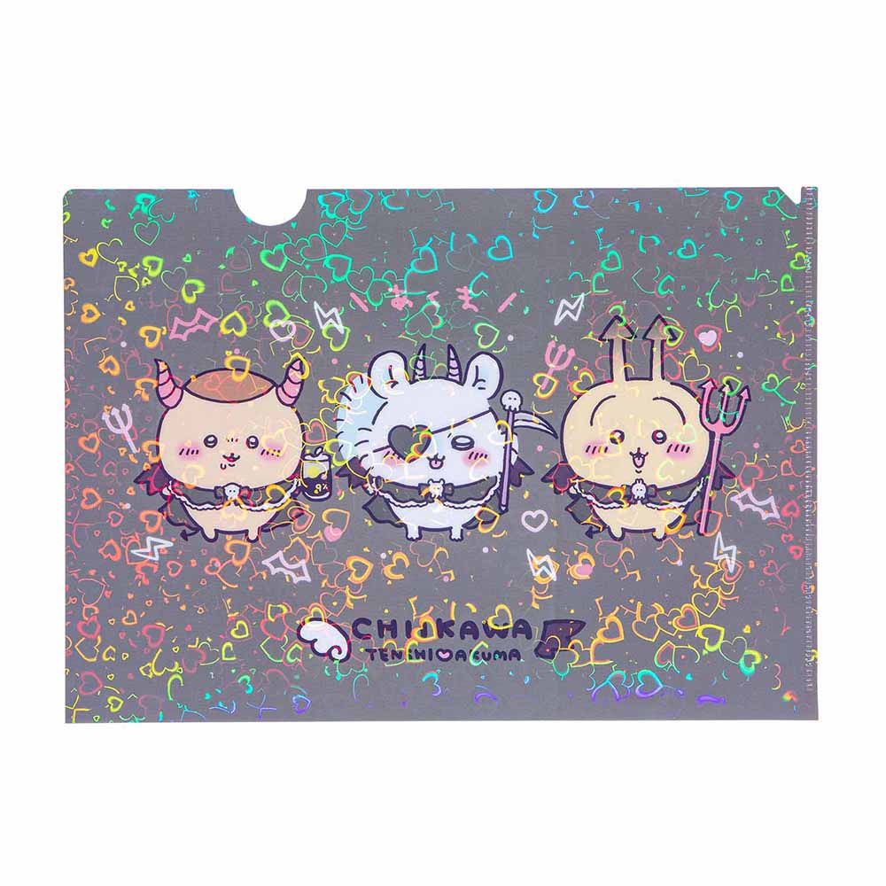 ちいかわ てんし♡あくま ホログラムA4クリアファイル（あくま