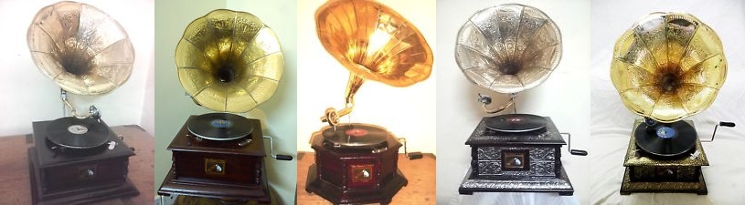 HMV蓄音機の偽物に注意 - 蓄音機のエフペック
