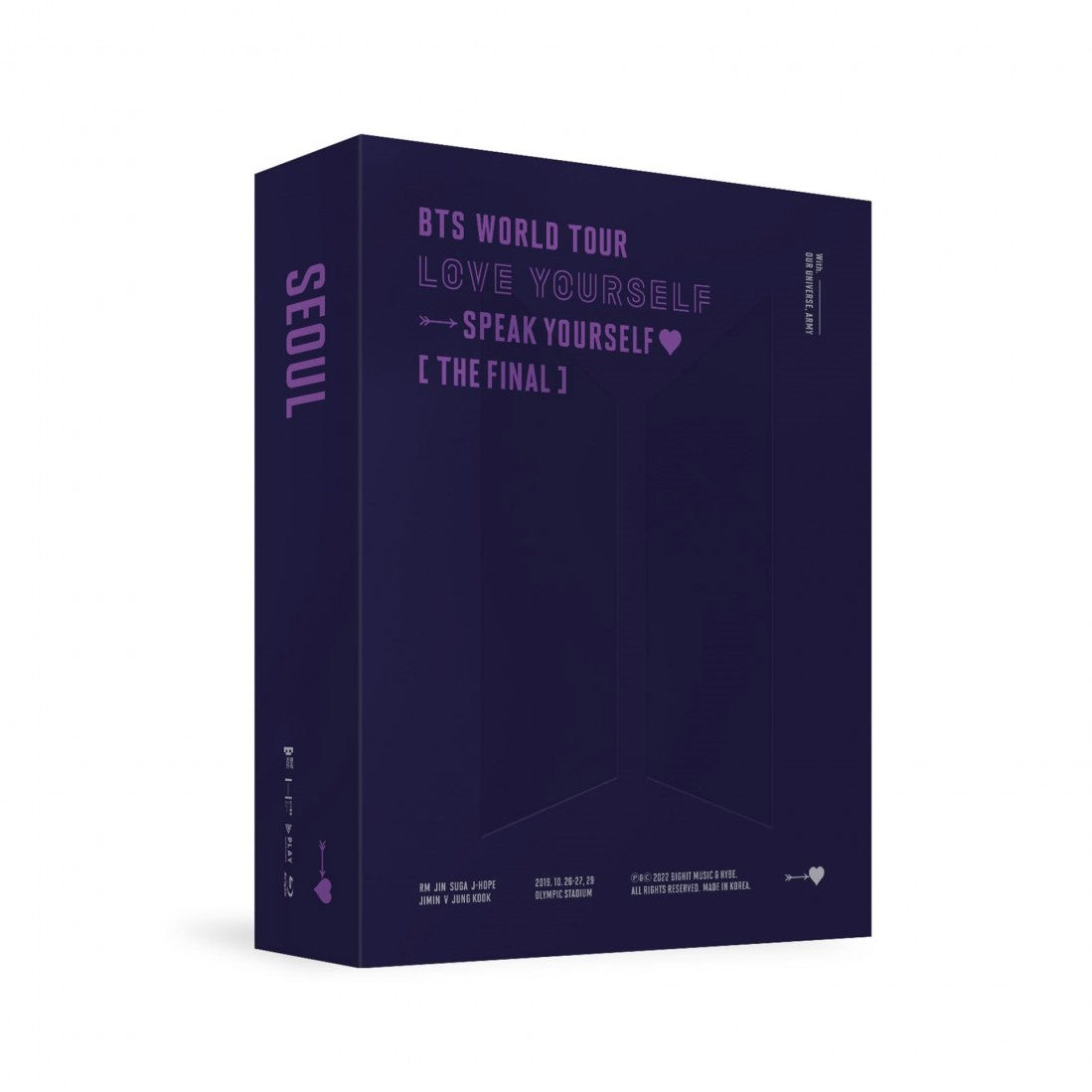 BTS World Tour 'Love Yourself : Speak Yourself' [The Final] Blu
