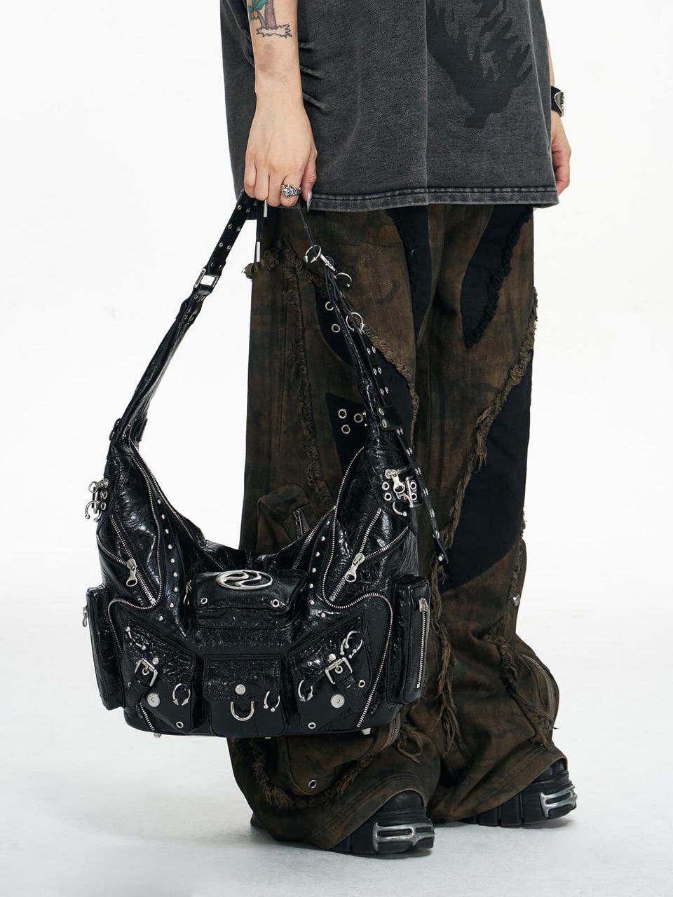 PERSONSOUL(パーソンソウル) - Punk Sheepskin Bag パンクシープスキン