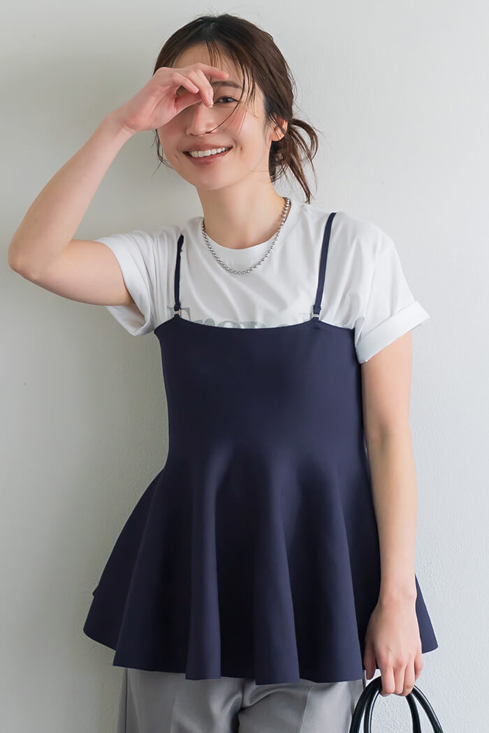 ペプラムニットキャミソール レディース メール便不可 – coca公式ストア