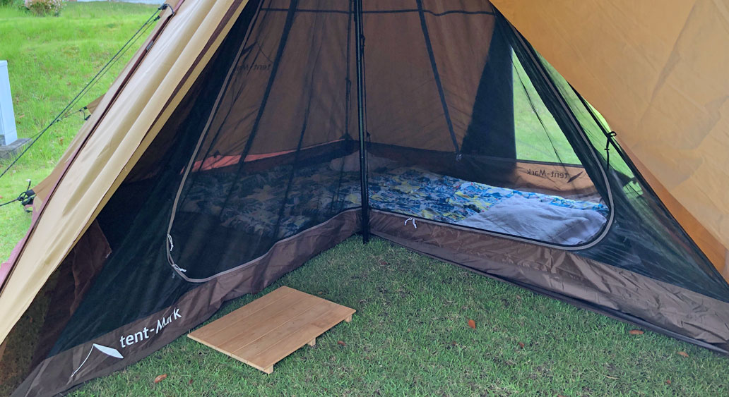 テンマクデザイン サーカスST DXにメッシュインナーセット4/5を使用