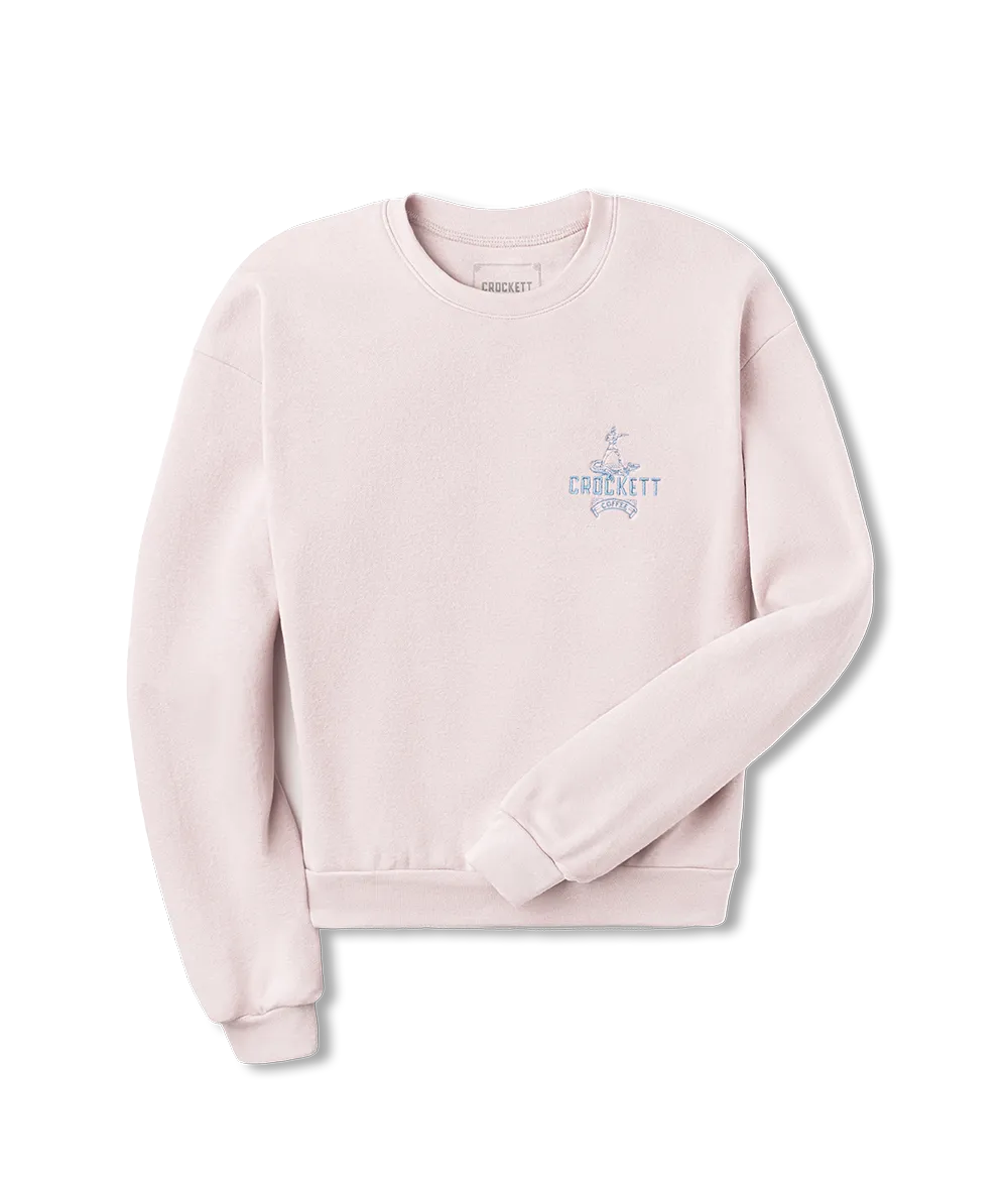 Women's Crockett Crewneck Sweatshirt | USA-Embroidered