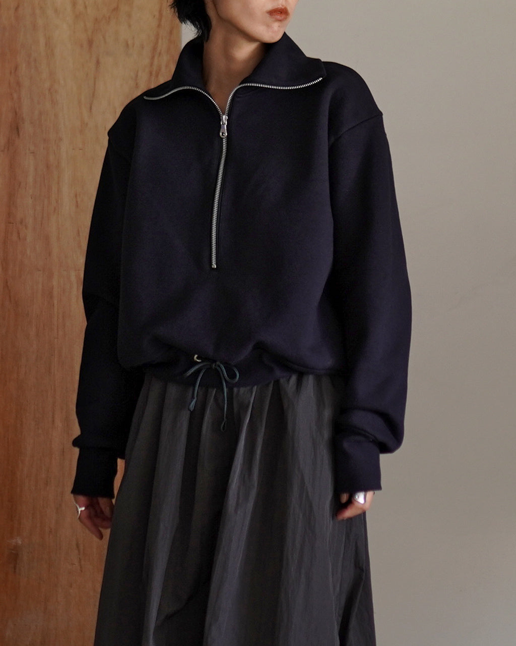 JUN MIKAMI ジュンミカミ ハーフジップ プルオーバー レディース JM