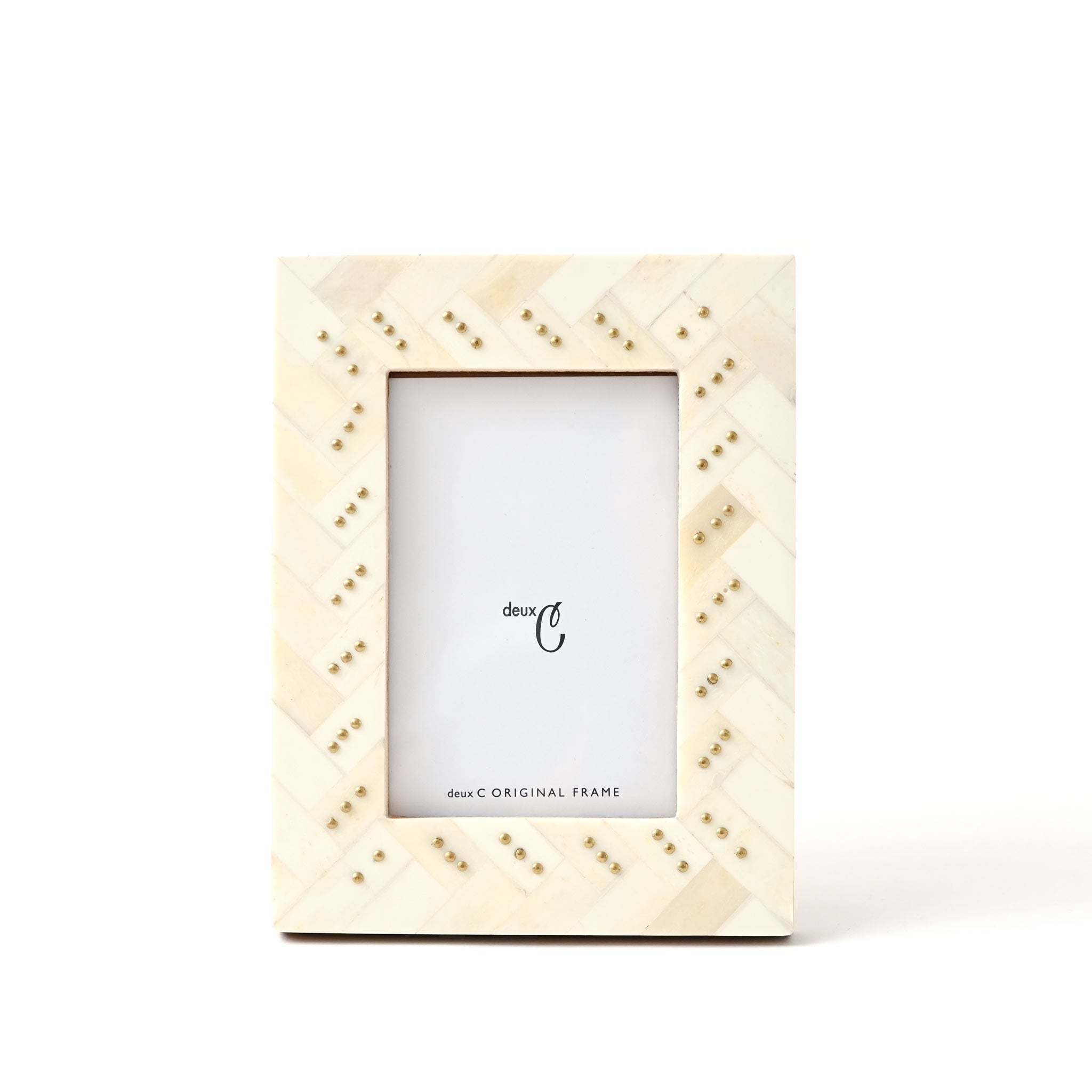 フォトフレーム[ボーン] スタッズL判 | deux C(ドゥ・セー)公式