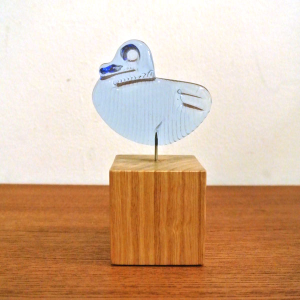 60'S HOYA Crystal Glass Ornamental Bird Design：河上 恭一郎