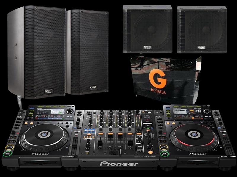 Full DJ Setup Package 2 / Ultimate Rental Package – 2x CDJ-2000nxs