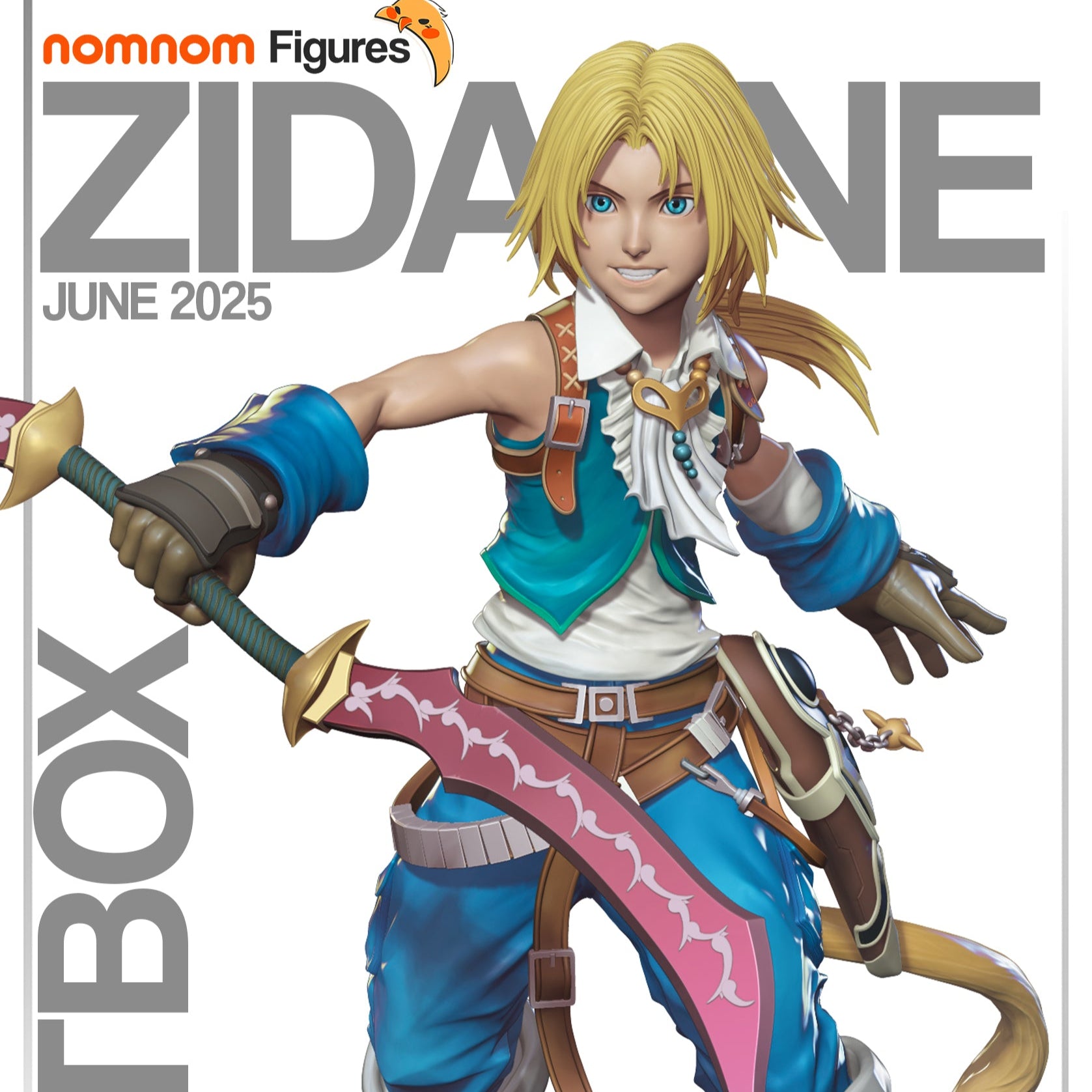 Zidane - Final Fantasy IX - 1:10 Scale – Dungeon Master Minis