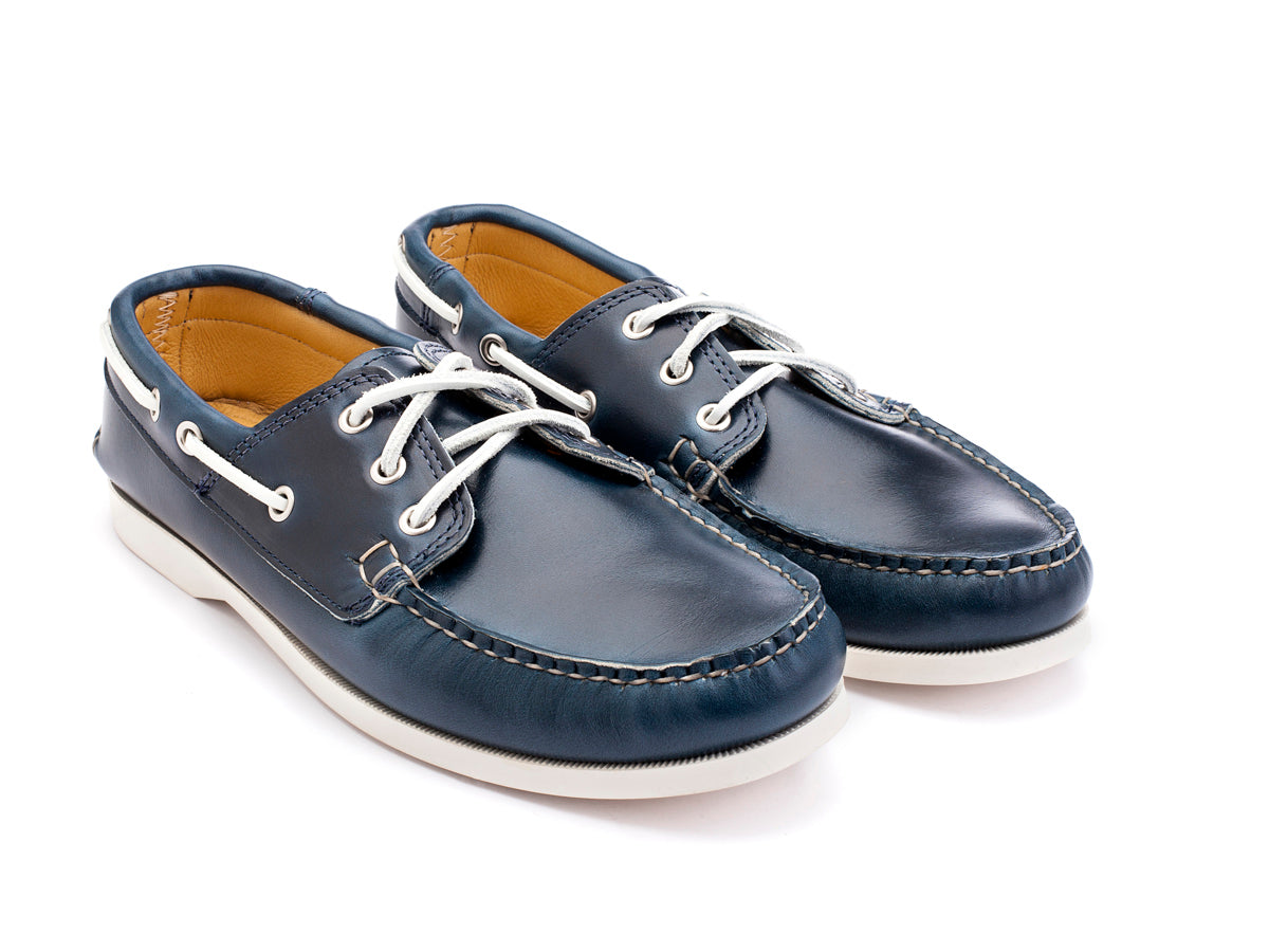 Classic Boat Shoe Navy Cavalier – Double Monk
