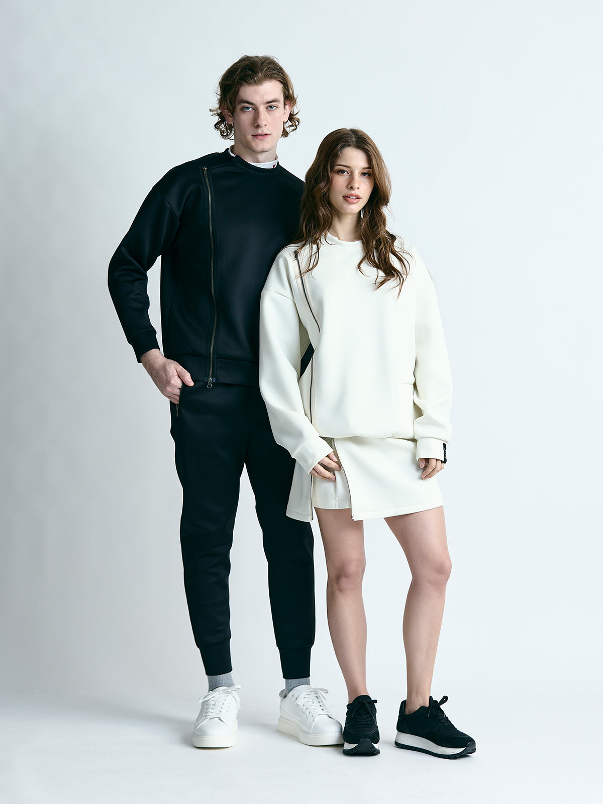 段ボールスウェット サイドジップ開きトレーナー – Doux Avenir ドゥ