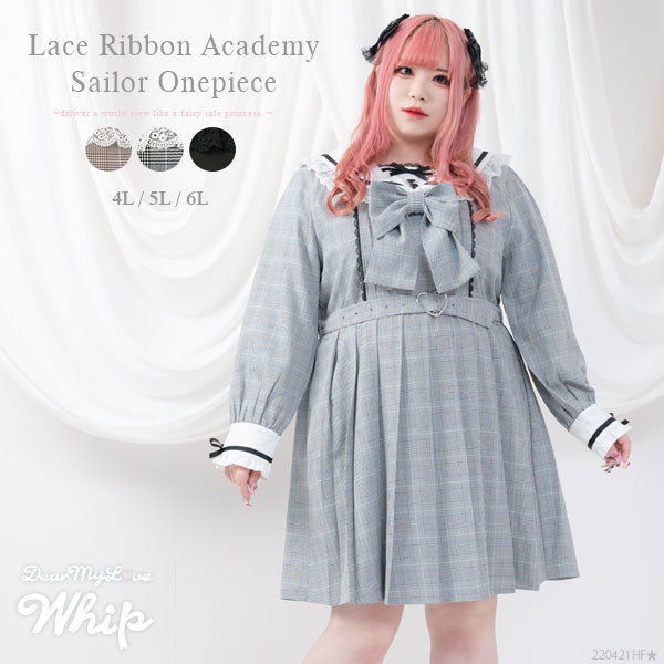 レースリボン学園セーラーワンピ – レディースファッション通販の夢
