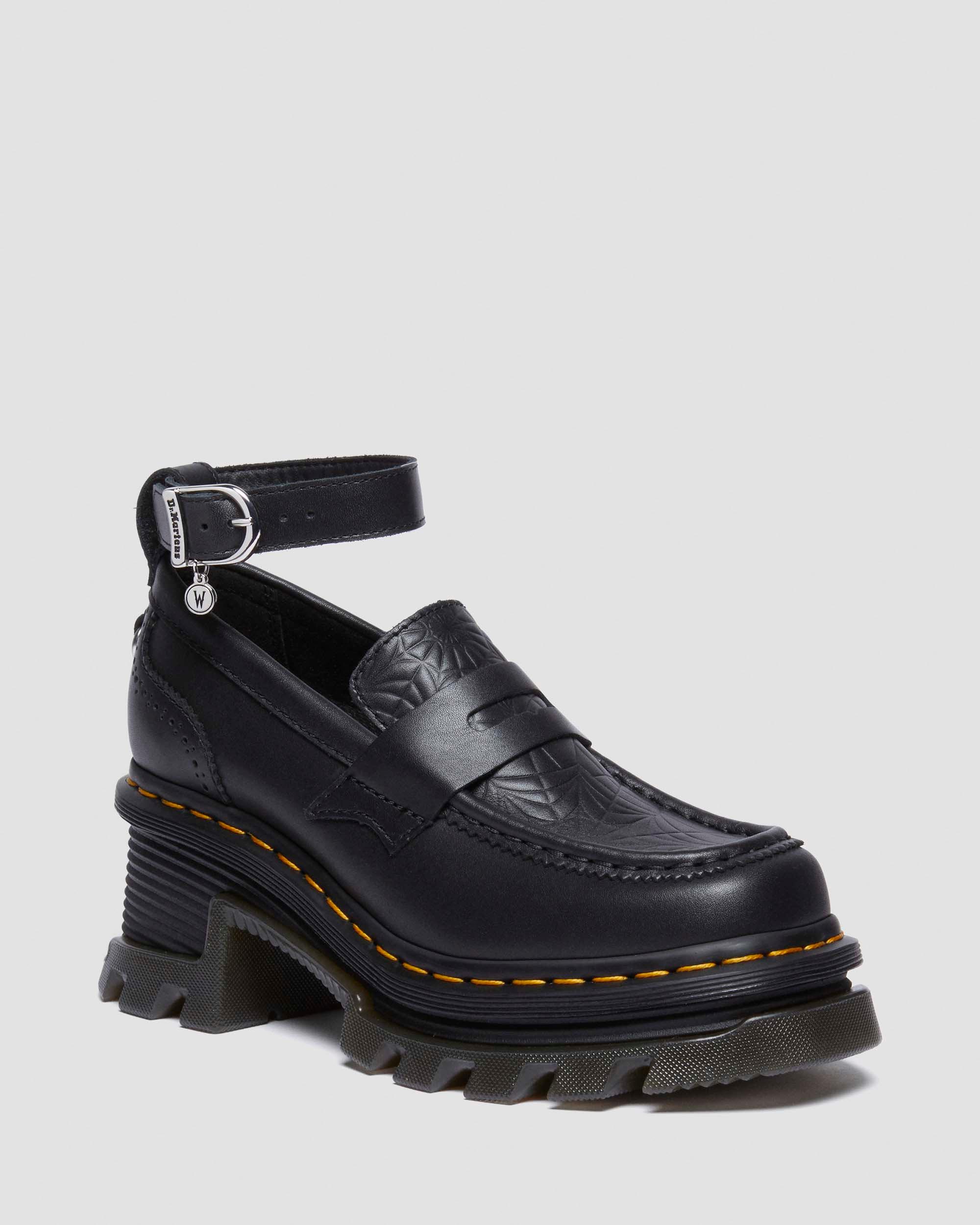 Wednesday Corran Wanama Leather Heeled Loafers | Dr. Martens Singapore