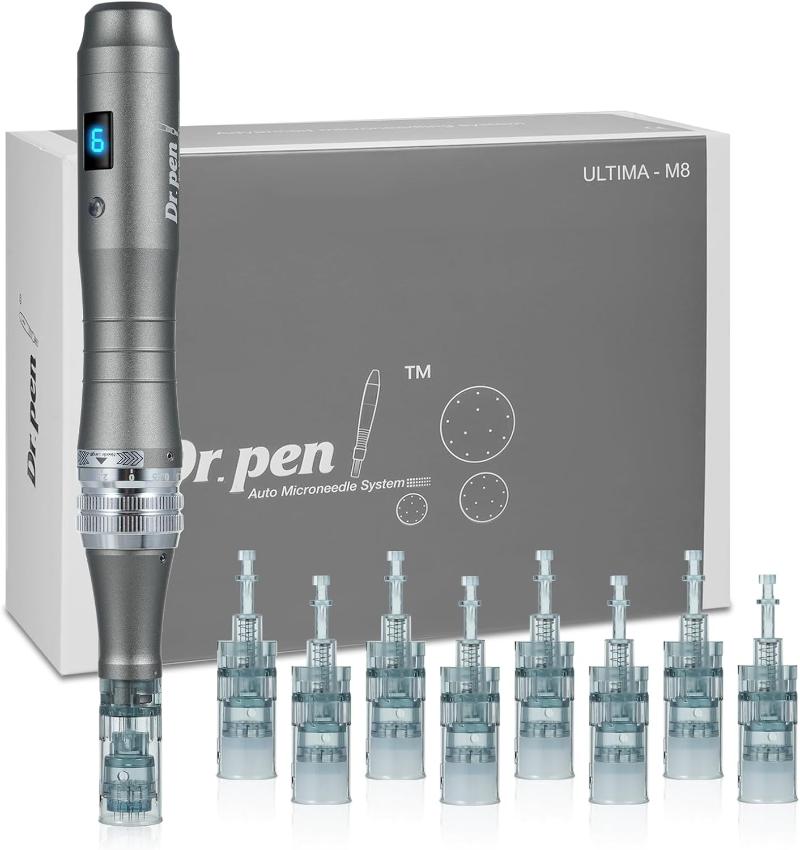 Dr. Pen Microneedling M8 with Battery and Digital Display With 10pcs R