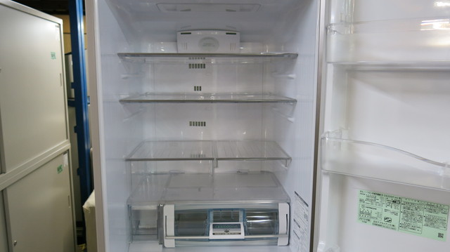 中古 日立 2015年製 ノンフロン冷凍冷蔵庫 片開き5ドア R-S4200F(XN)型