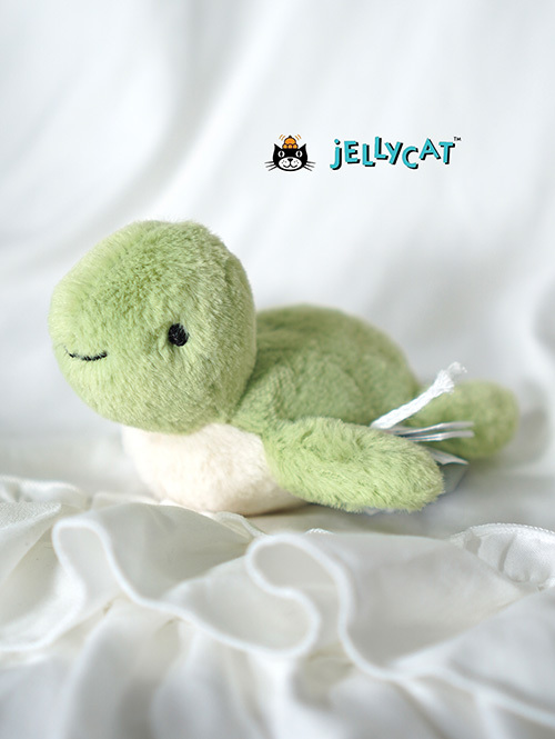 Jellycat ジェリーキャット Fluffy Turtle カメ 小亀 かめ 赤ちゃん