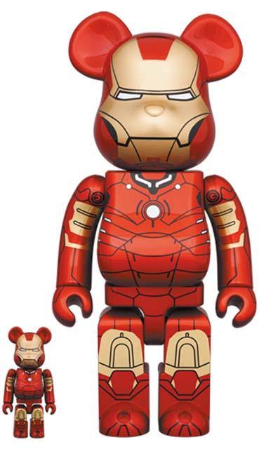 Iron Man Mark 3 Bearbrick (2021 release) 400%+100% – Eye For Toys