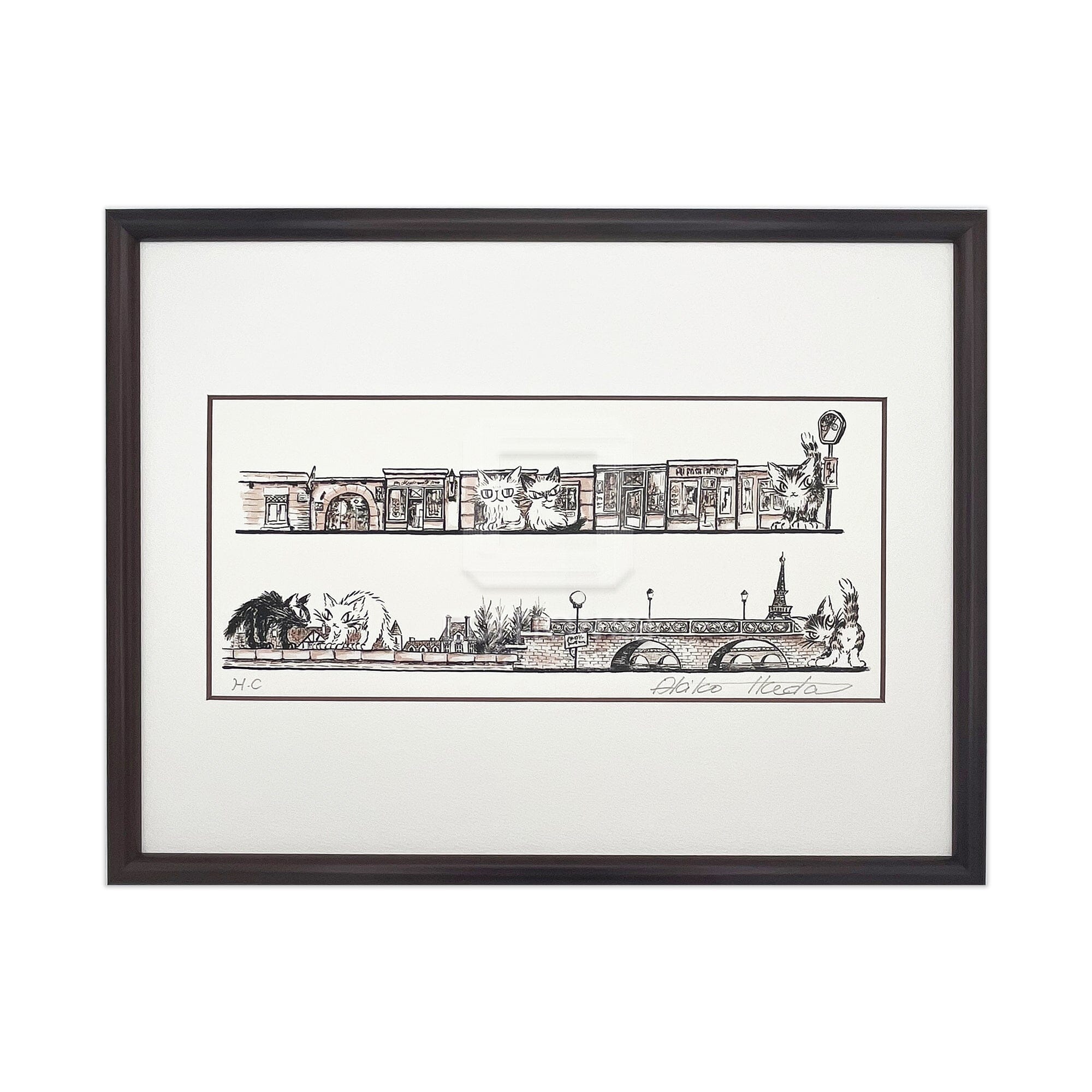 猫のダヤン 88グラフ「パリの子猫たち」/池田あきこ（直筆サイン入り