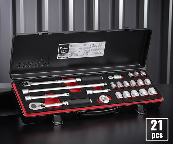 コーケン Z-EAL 9.5sq. 21点 ソケットレンチセット 3286Z Ko-ken 工具