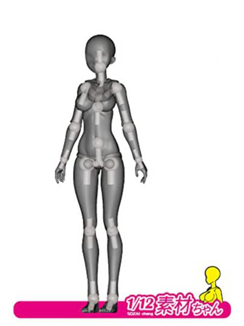 ホビーベース 1/12 素材ちゃん Lサイズ フレッシュ 【PPC-T96】 – FATMAMA