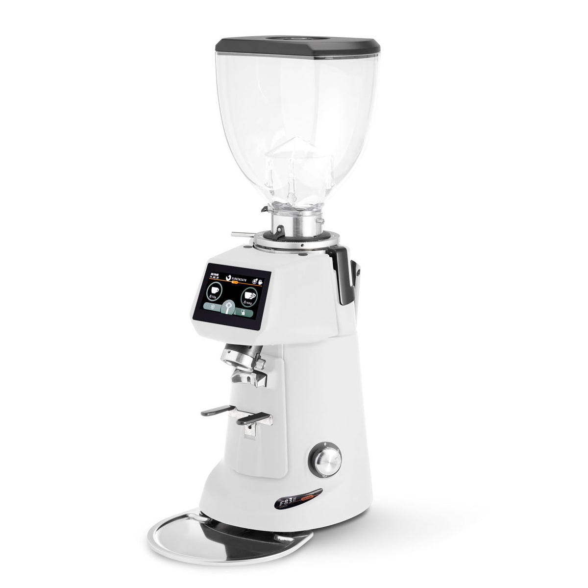 Fiorenzato F83 E PRO SENSE On Demand GBW Espresso Grinder - White