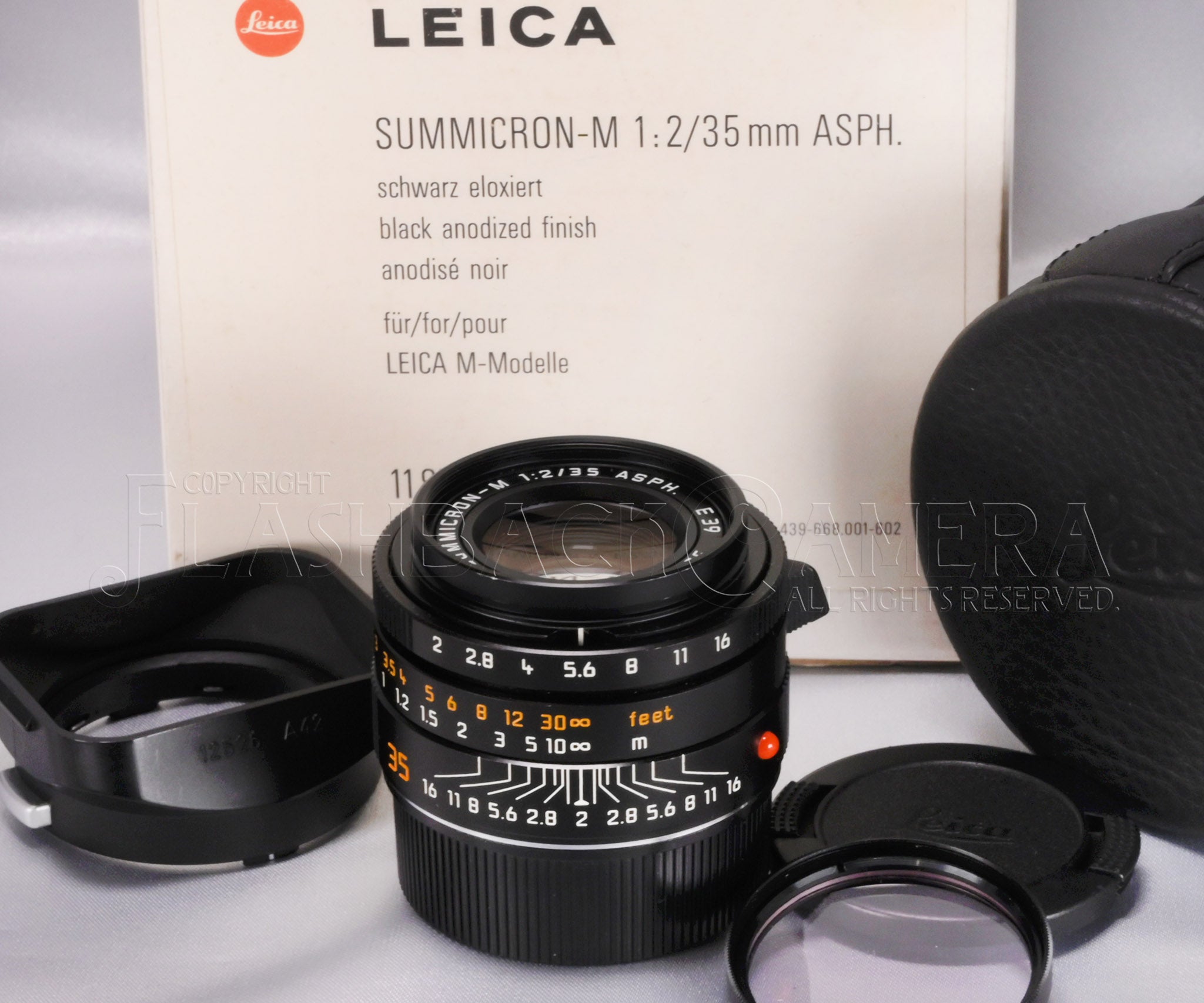 Summicron-M 35mm f2 ASPH (M) Black – FLASHBACK CAMERA