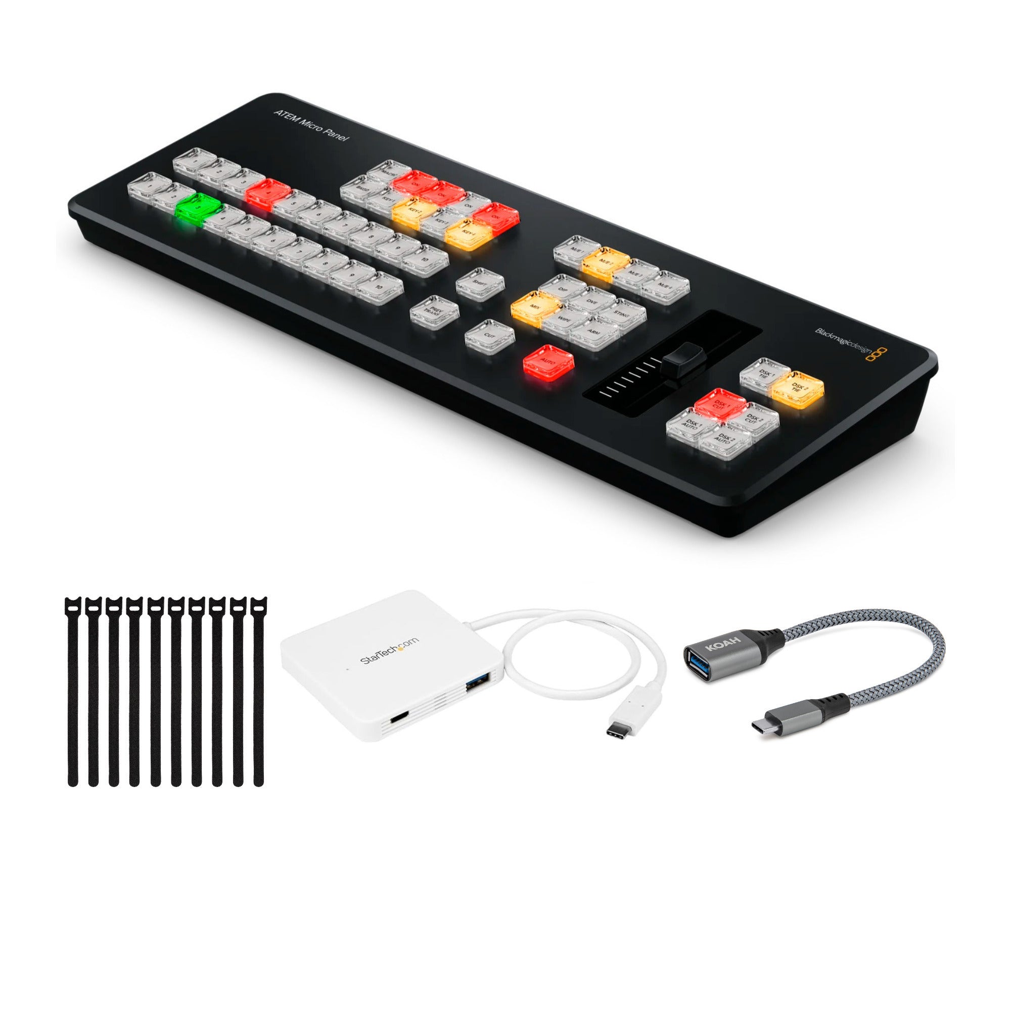 Blackmagic Design ATEM Micro Live Stream Switcher Panel with 50