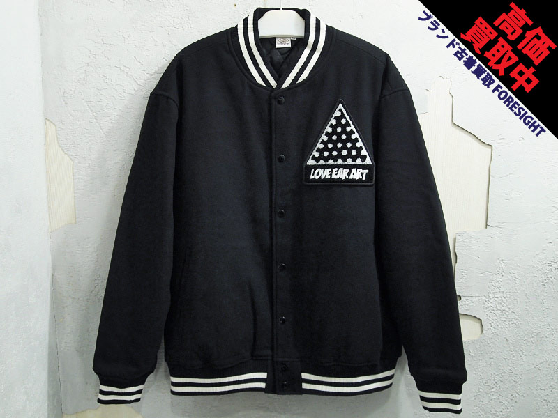 LOVE EAR ART HRCS2023 50着 限定 スタジャン 黒 ブラック BLACK XL