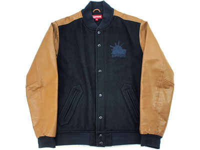 Supreme 'Varsity Jacket'バーシティジャケット 自由の女神 M