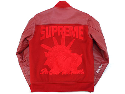 Supreme 'Varsity Jacket'バーシティジャケット 自由の女神 S
