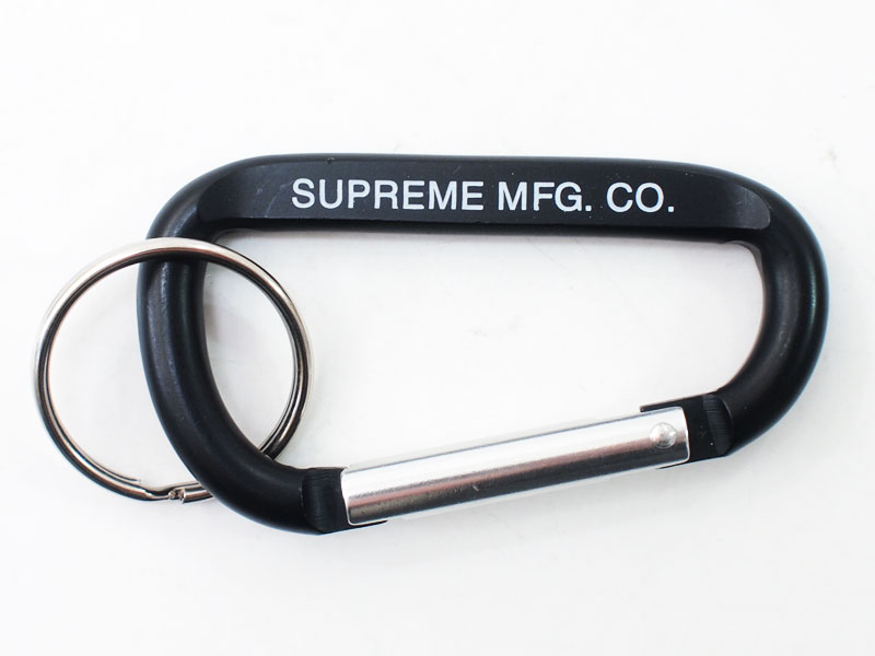 Supreme 'Carabiner Keychain'カラビナ キーチェーン 黒 ブラック