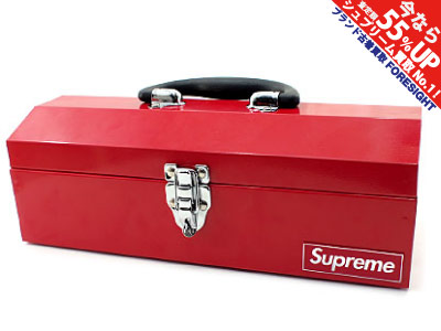 Supreme 'Metal Toolbox'メタルツールボックス 工具箱 赤 レッド
