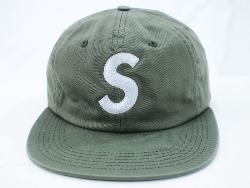 Supreme 'S Logo 6 Panel Cap'キャップ Sロゴ 6パネル Olive オリーブ