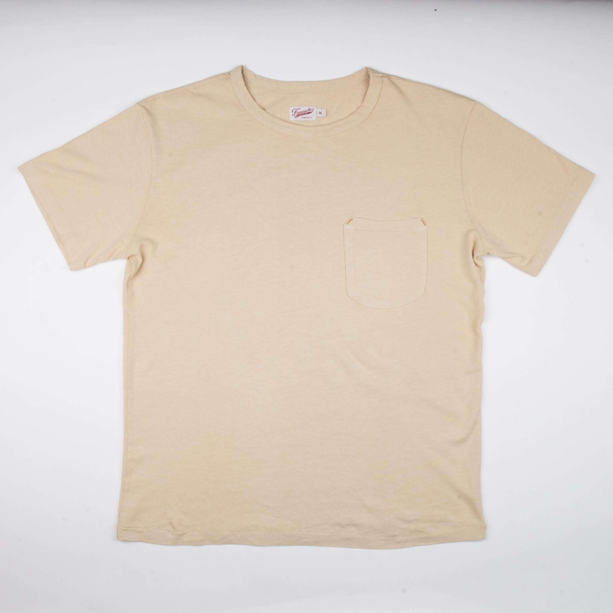 9 Oz Pocket T-Shirt | Cream