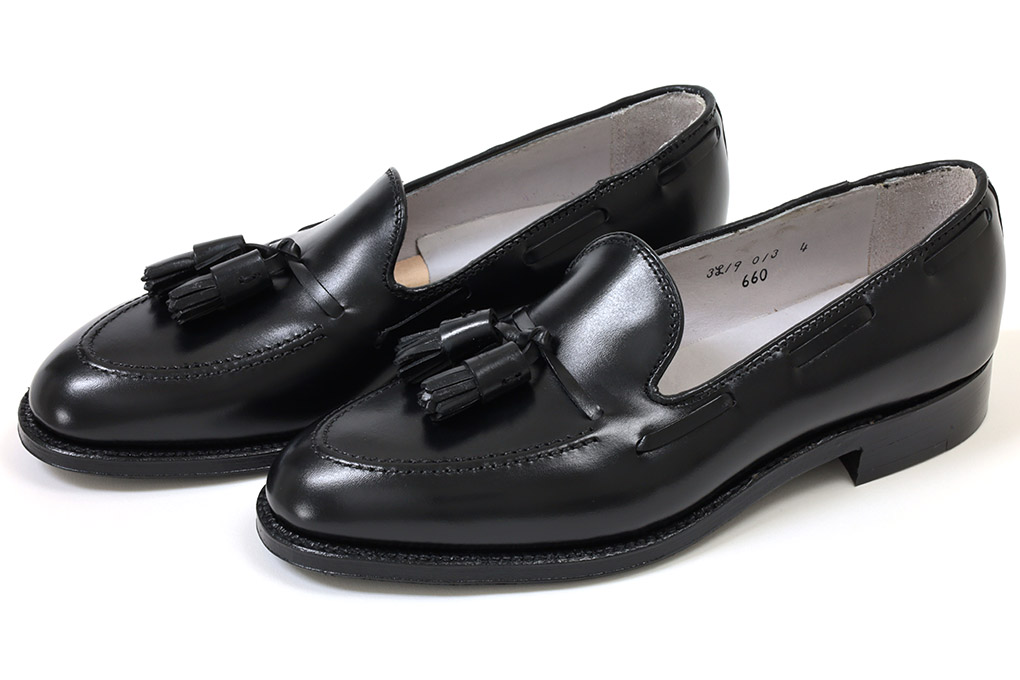 オールデン タッセルモカシン（タッセルローファー） カーフ ブラック