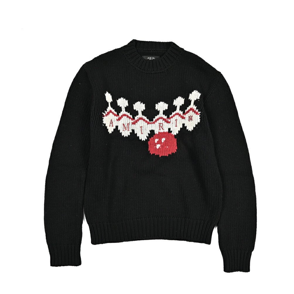 SALE｜AMIRI アミリ / ウール100% ミドルゲージニットセーター
