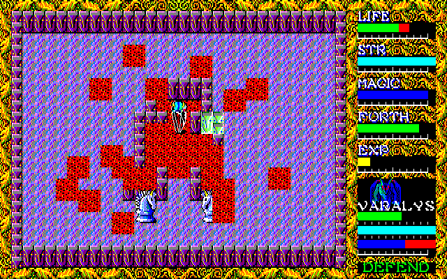 ハイドライドⅡ」 for SHARP X1シリーズ (C)1986 T&E SOFT