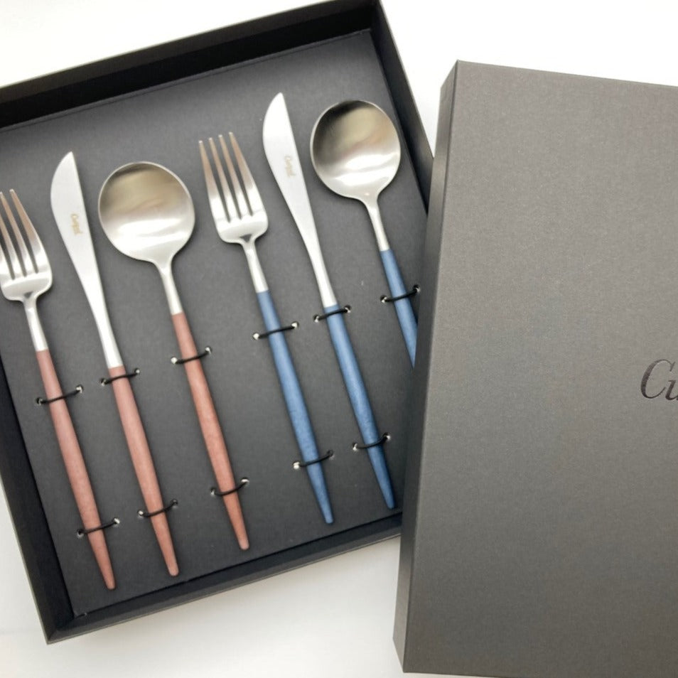 クチポール GOA（ゴア）/ブルー・ブラウンシルバー/6本セット/ギフト