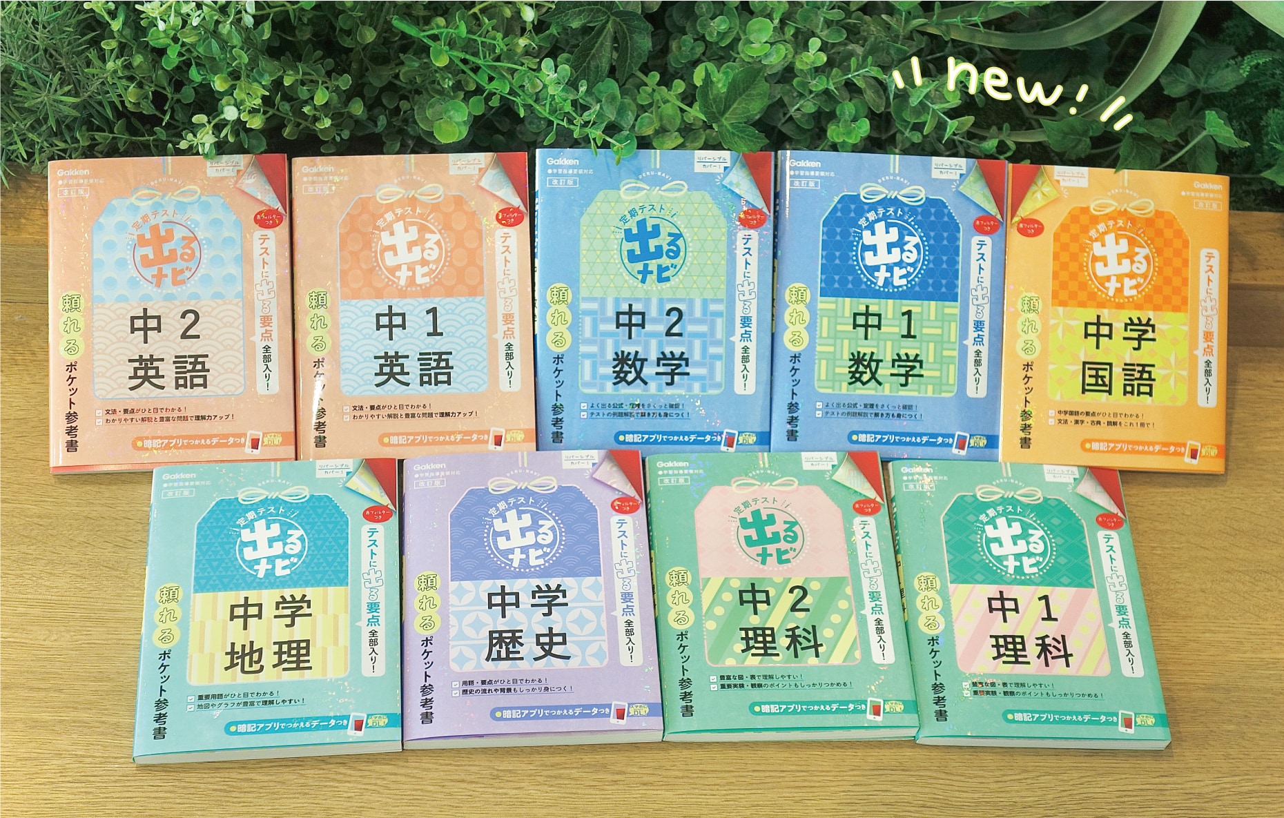 中学生の定期テスト対策に!】要点がポケットサイズにぎゅっとまとまっ