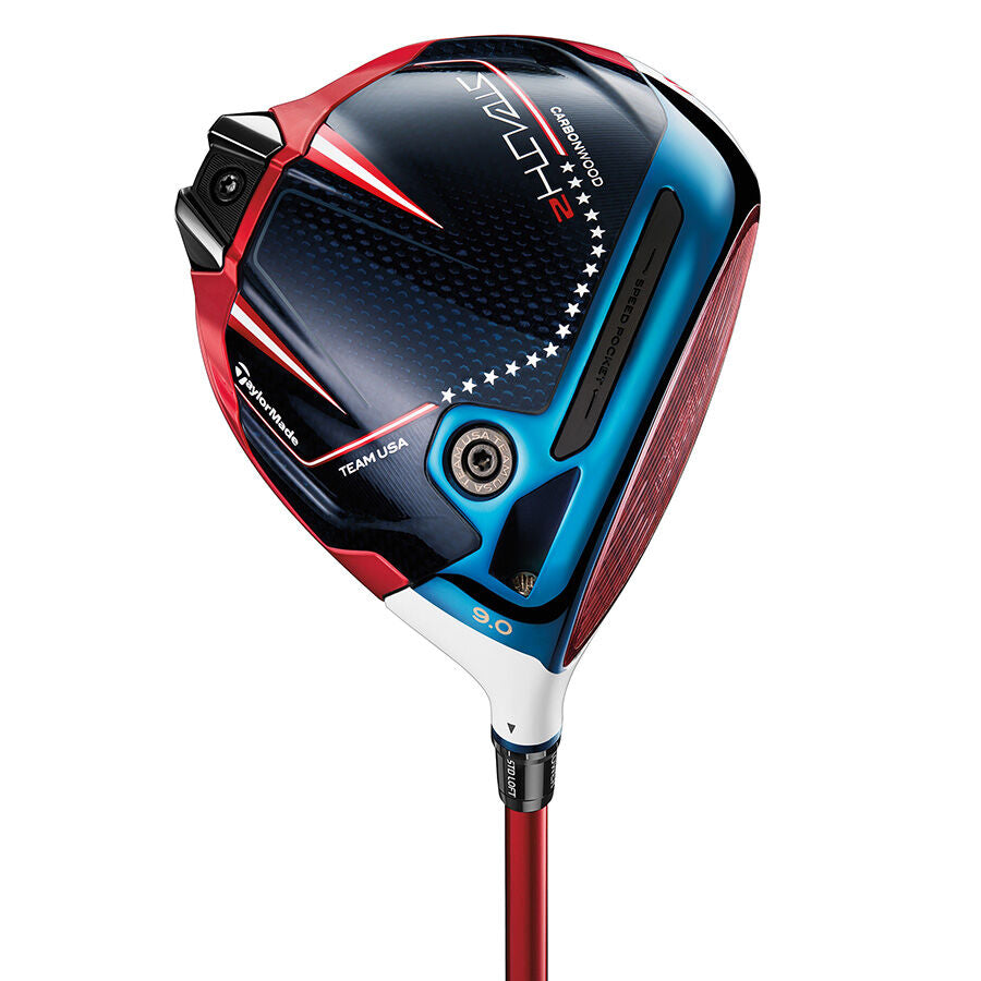 NEW TaylorMade Stealth 2 USA Edition 10.5* Driver, Fuji Red Ventus