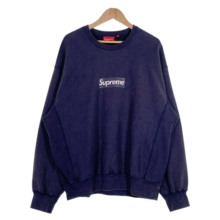 SUPREME シュプリーム 25SS Washed Box Logo Crewneck ウォッシュド